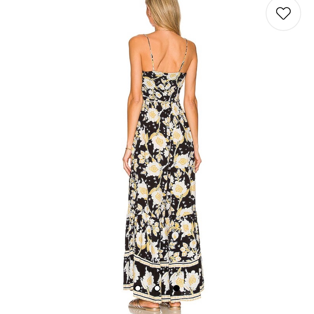 Little of Your Love Wideleg Flowy Jumpsuit in Moonless Combo Free People - Picture 5 of 14